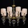 The Odelia chandelier, size 112x312x112 cm, 320W 8xe27 IP 20