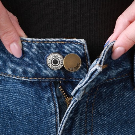 Button "Jeans" to expand the belt, 17 mm, antique color-4