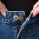 Button "Jeans" to expand the belt, 17 mm, antique color