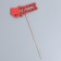 Topper "Dear Teacher", 12x30 cm, red, 1 pc.
