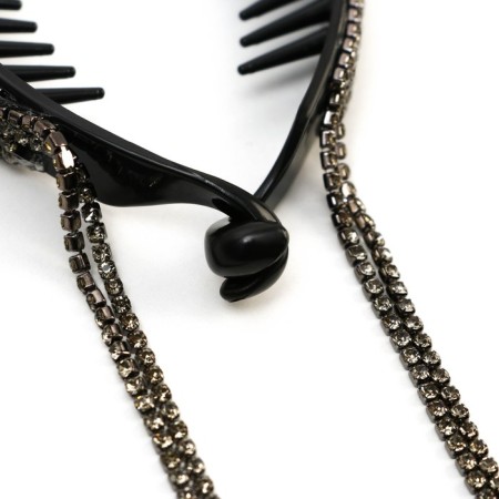Hair clamp with rhinestones "Present for You", 12.5 x 7 x 1.5 cm-5