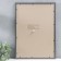 Photo frame plastic 35x50 cm, gray with gold (plastic screen)