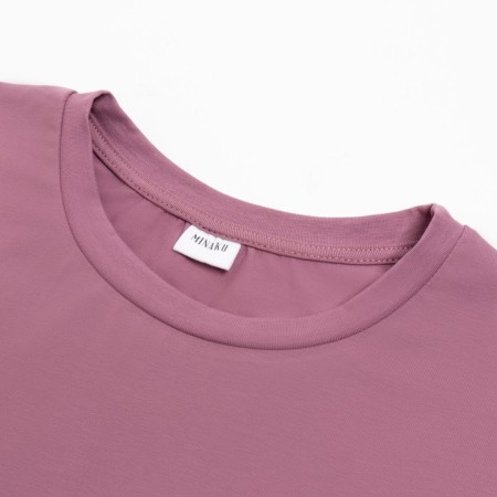 Men's T-shirt Minaku Regular Fit: Purple color, river 42-6