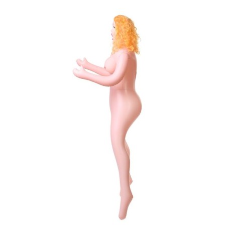 Infutal doll Toyfa Dolls-X Celine, with a realistic head, blonde, with three holes-1
