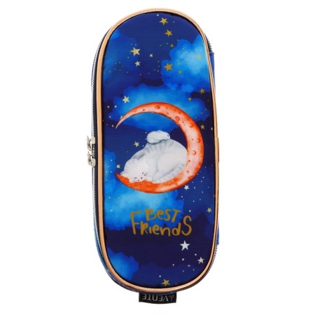 Penal-socket 80 x 210 x 50 mm, soft, textile, with a folding bar, Devente Boo, with artificial leather decoration-2