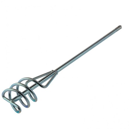 Mixer for sand-gravel mixtures Denzel 848257, galvanized, SDS+, 60x400 mm-1