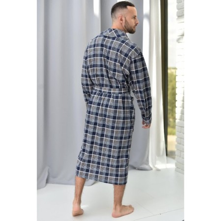 Male "Highlander" robe, dark blue color, size 56-2
