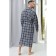 Male "Highlander" robe, dark blue color, size 56