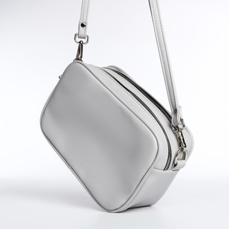 Women's bag over the shoulder Textura, small size, color gray-3