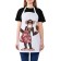 Apron of a kitchen with a photo print “The ability to relax”, adjustable, size OS