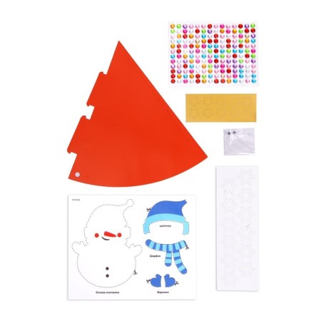 Set for creativity "New Year's application" Snowman-2