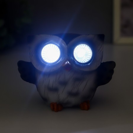 Souvenir Polystone Light "Filin -Malysh - Hello" from the solar battery 7.5x7x9.5 cm-6