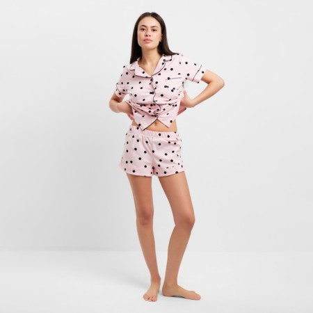 Пижама женская (рубашка и шорты) KAFTAN "Cute" р. 44-46-6