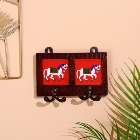 Horses hanger tree, 12*4*10cm, 2 hook mix-3