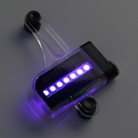 Bicycle backlight, 14 LED, 1 LED 30 lm, 30 drawings, 10 x 2 x 15 cm, 3 AAA-3