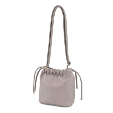 Female bag, artificial leather, beige 20x10x20 cm