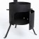 Bake under a cauldron with a pipe, door, removable legs, 8 l, steel - 2 mm