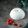 Porcelain salad magistro "Flower", 0.45 l, d = 16 cm, white color