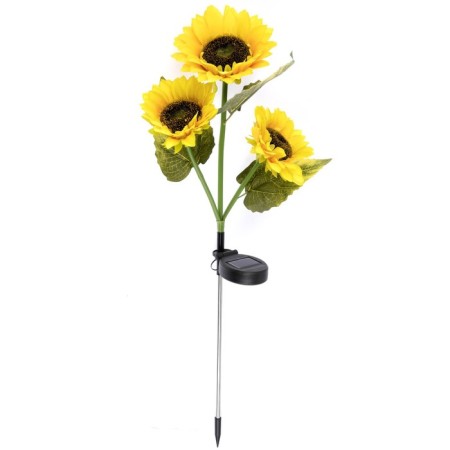 Garden lamp on the sunny battery "Sunflower", 70 cm, 30 LED, glow warm white-2