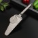 Lobe knife for pizza “metallic”, 27 cm, 410 steel, silver color