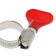 Clamp with the "lamb" Zein English, diameter 13-19 mm, width 9 mm, stainless steel