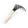 Labber, length 23 cm, 5 teeth, wooden handle, Greengo