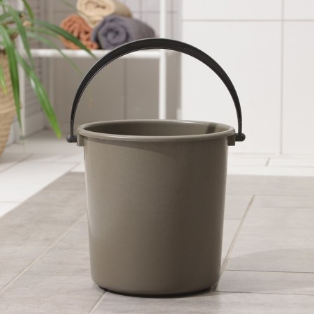 Household bucket, 7 l, gray color-3
