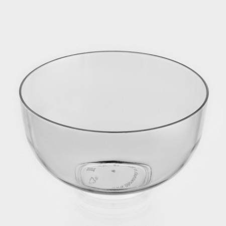 Plastic disposable form for buckshot "Small bowl", 150 ml, d = 8 cm, the color is transparent-6
