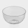 Plastic disposable form for buckshot "Small bowl", 150 ml, d = 8 cm, the color is transparent