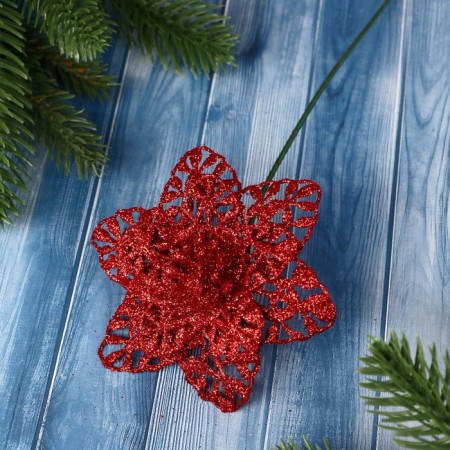 Artificial flowers "overflow" flower-plot, 8x20 cm, mix-4