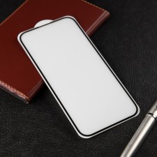 Protective glass for iPhone 15 Pro, 9h, 0.33 mm, black frame