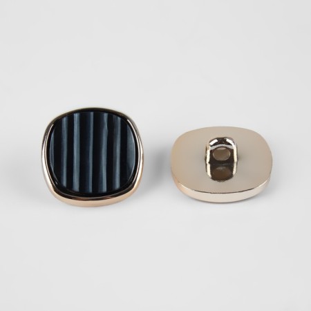 A set of plastic buttons on the leg, d = 23 mm, 5 pcs, black color-2