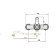 Bronze de Luxe 10111 shell mixer, wall, one -rod, brass