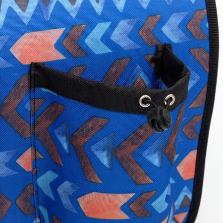 Bag - Carserans for animals, frame with pockets, 46 x 28 x 29 cm, blue-5