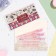 Money envelope "Happy Birthday!" red - blue cage, 17 x 9 cm