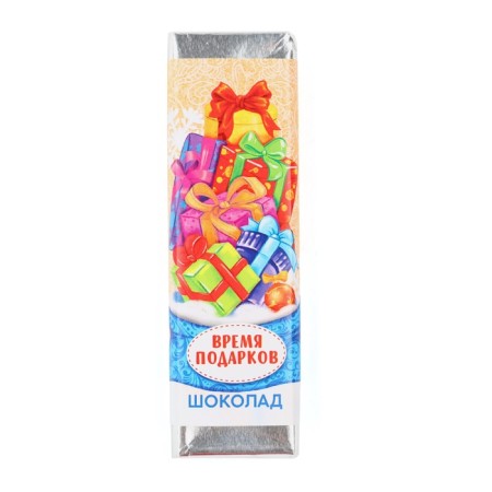 Cocoa cocoa confectionery tiles "Gift time", 25 g-2