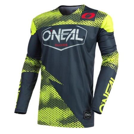 Jersey O’Neal Mayhem CoverT, male, size M, graphite, yellow