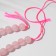 Beads on threads ball No. 8 “Quartz Pink”, 48 beads