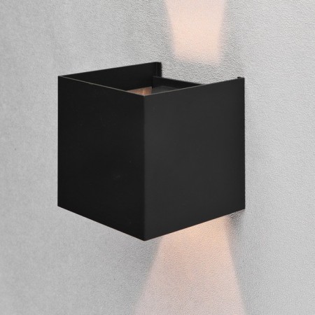 Facade lamp “Cube”, FSD-004, 6 W, 3000K, IP65, 220 V, Metal, Black-3