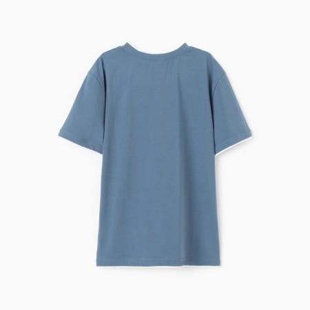 T -shirt male, blue color, size 52-3