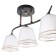 Chandelier 2007/3 E27 60W gold+black 46x12x25 cm Bayerlux