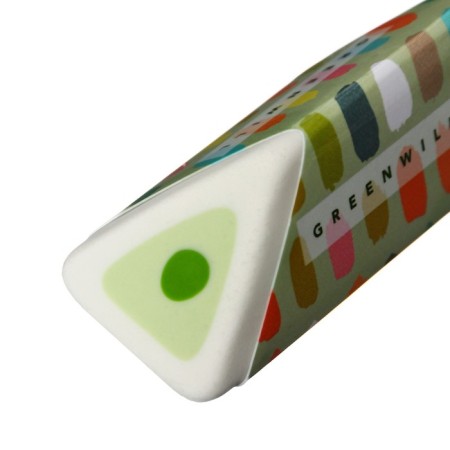 Eraser Figure Triangular Mix, barcode on a piece-5