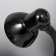 E27 desktop lamp, light regulatory, on the clamp (220V) black (108a) Risalux