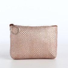 Women's wallet with lightning, golden color
