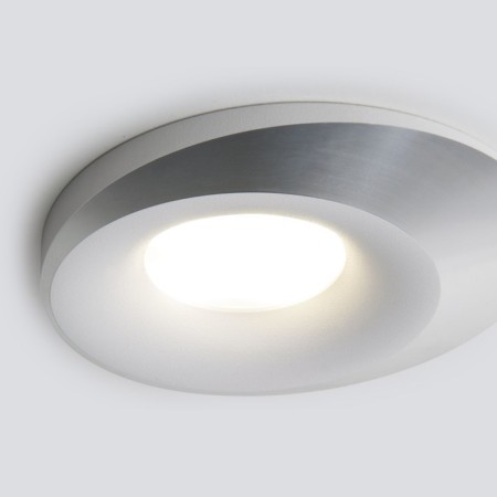 Interceptible Lamp Elektrostandard, Starfa, 101x101x25 mm, GU10, silver color, white-2