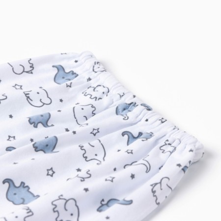Children's sliders, white color/elephants, height 74-1