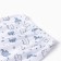 Children's sliders, white color/elephants, height 74