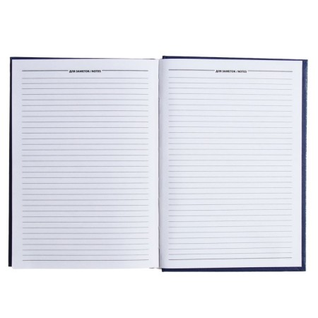 The diary half -dantered for 4 years A5, 192 sheets, the cover of the boumville, blue-9
