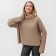 Jumper Female Minaku: Casual Collection Beige Color, Rr. 46