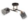 Roberta chandelier 2he27 40W black and gold 48x26x27 cm Bayerlux